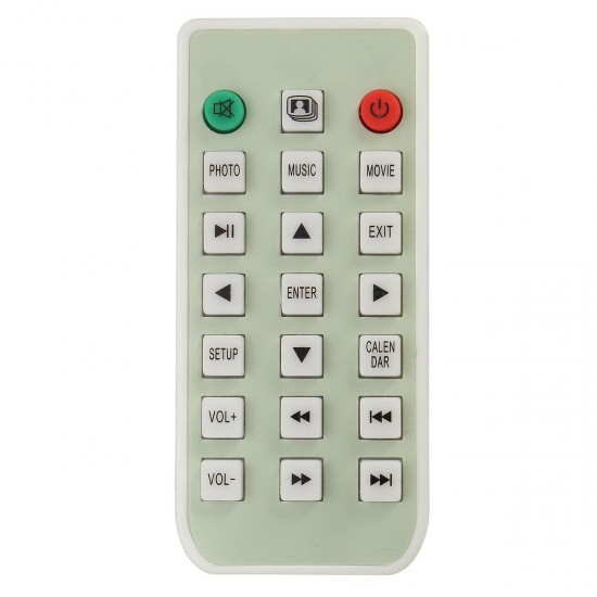 15 Inch 1080p HD LCD Remote Control Digital Photo Frame MP3 Audio Video Display With Phone Holder USB Plug