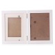 7 Inch New Born Baby Hnad Foot Print Clay Wood Photo Frame Stand Home Decor