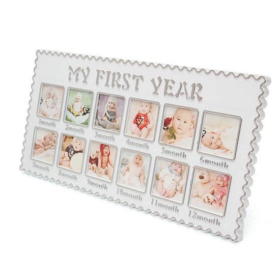 Infant's Baby One Year Picture Hanging Decorative Banquet Photo Picture Frames