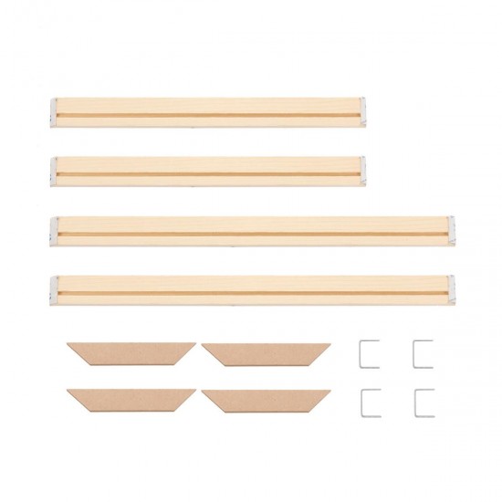 Wood Frame Stretcher Bars Stretching Strips For Canvas Print Picture Photo Frame DIY Wood Frame Stretcher Bars Stretching Strips For Canvas Print Picture Photo Frame DIY