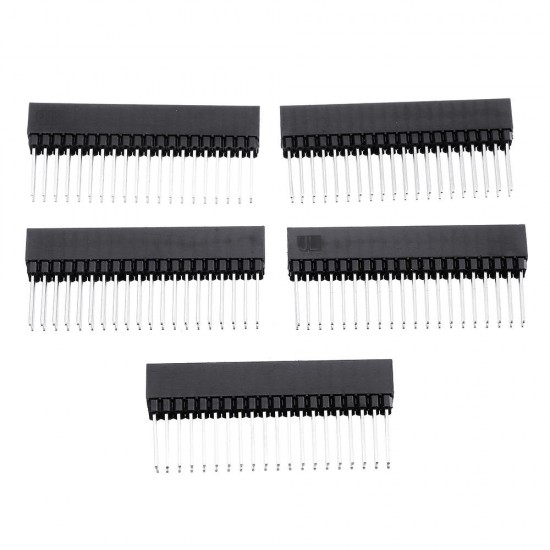 5pcs 2x20 PIN Double Row Straight Female Pin Header 2.54MM Pitch Pin Long 12MM Strip Connector Socket 2*20 40 PIN 2x20pin 5pcs 2x20 PIN Double Row Straight Female Pin Header 2.54MM Pitch Pin Long 12MM Strip Connector Socket 2*20 40 PIN 2x20pin