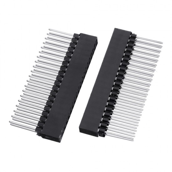 5pcs 2x20 PIN Double Row Straight Female Pin Header 2.54MM Pitch Pin Long 12MM Strip Connector Socket 2*20 40 PIN 2x20pin 5pcs 2x20 PIN Double Row Straight Female Pin Header 2.54MM Pitch Pin Long 12MM Strip Connector Socket 2*20 40 PIN 2x20pin