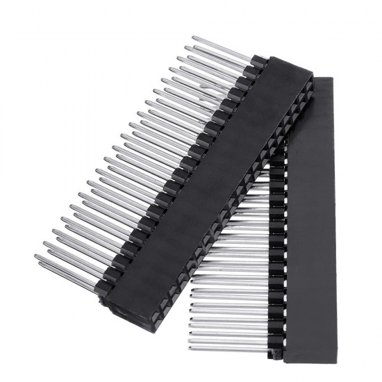 5pcs 2x20 PIN Double Row Straight Female Pin Header 2.54MM Pitch Pin Long 12MM Strip Connector Socket 2*20 40 PIN 2x20pin 5pcs 2x20 PIN Double Row Straight Female Pin Header 2.54MM Pitch Pin Long 12MM Strip Connector Socket 2*20 40 PIN 2x20pin