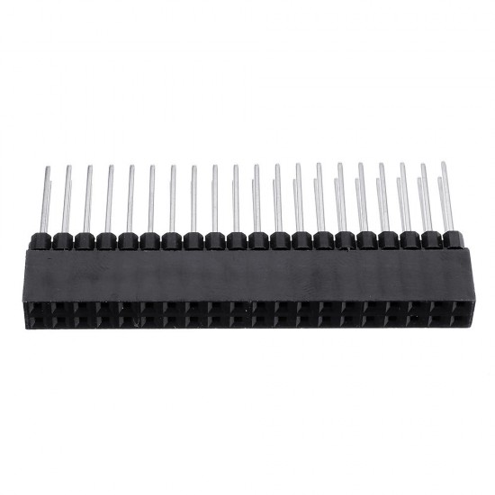 5pcs 2x20 PIN Double Row Straight Female Pin Header 2.54MM Pitch Pin Long 12MM Strip Connector Socket 2*20 40 PIN 2x20pin