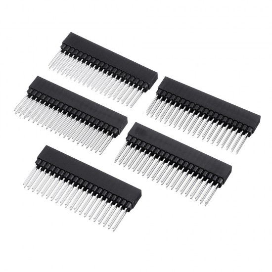 5pcs 2x20 PIN Double Row Straight Female Pin Header 2.54MM Pitch Pin Long 12MM Strip Connector Socket 2*20 40 PIN 2x20pin 5pcs 2x20 PIN Double Row Straight Female Pin Header 2.54MM Pitch Pin Long 12MM Strip Connector Socket 2*20 40 PIN 2x20pin