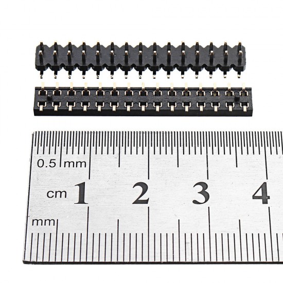 1 Pair 2x15 Pin Header Socket 2.54mm Male Female Connector for M5Stack Core Development Kit