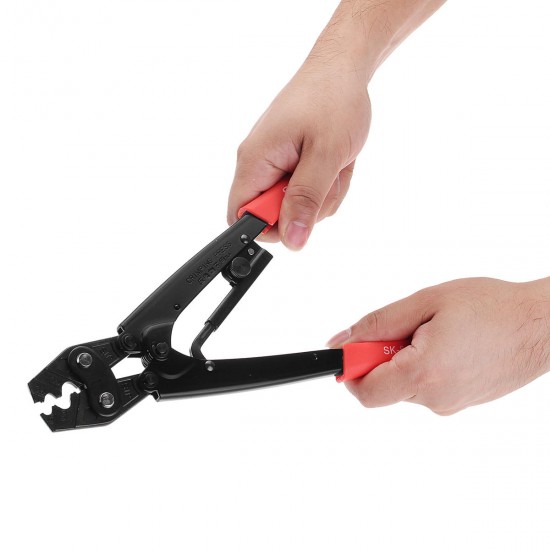 0.5-25mm² Ratchet Crimper Cable Wire Cutter Terminal Crimping Plier 4 Size