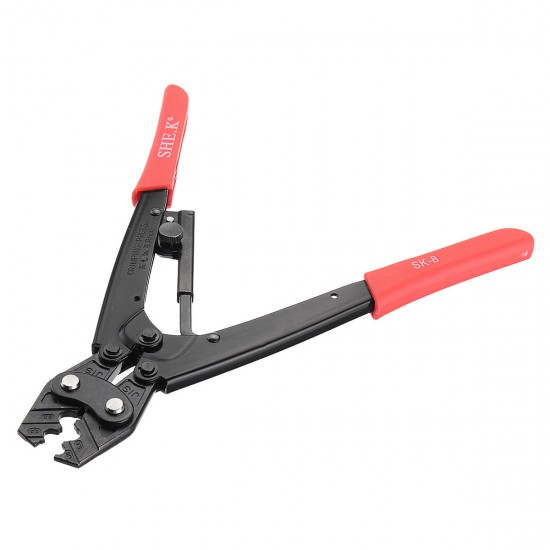 0.5-25mm² Ratchet Crimper Cable Wire Cutter Terminal Crimping Plier 4 Size