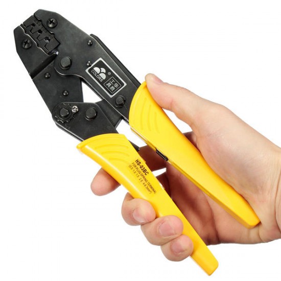 0.5-6mm2 AWG20-10 Ratchet Crimp Pliers Crimper Crimping Tool High-carbon Steel