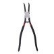 13 Inch Ring Steel Snap Pliers Internal/ External/ Straight/ Bent Long Grip Tool Kit