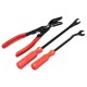 3 Pcs Removal Tool Door Trim Rivets Clips Pliers Fastener Remover Puller Tool Kit Set