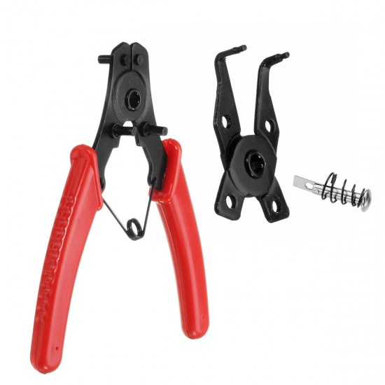 3-in-1 Circlip Snap Ring Pliers Fastener Shaft Spring Disassembly Puller Springs Tool Set