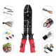 3 in 1 Multi Tool Wire Stripper Cutter Crimping Plier Suitable for Insulated & Non-insulated Termina 3 in 1 Multi Tool Wire Stripper Cutter Crimping Plier Suitable for Insulated & Non-insulated Termina
