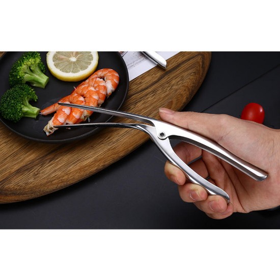 304 Stainless Steel Peeling Shrimp Artifact Practical Peeling Shrimp Pliers Open Shrimp Peeling Skin Shrimp Shrimp Crayfish Kitchen Gadgets Pliers Tool