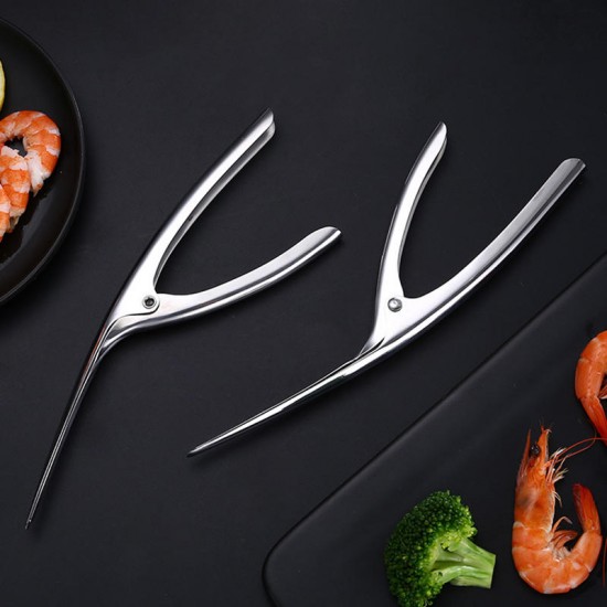 304 Stainless Steel Peeling Shrimp Artifact Practical Peeling Shrimp Pliers Open Shrimp Peeling Skin Shrimp Shrimp Crayfish Kitchen Gadgets Pliers Tool