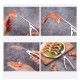 304 Stainless Steel Peeling Shrimp Artifact Practical Peeling Shrimp Pliers Open Shrimp Peeling Skin Shrimp Shrimp Crayfish Kitchen Gadgets Pliers Tool