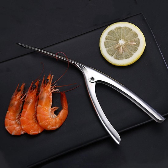 304 Stainless Steel Peeling Shrimp Artifact Practical Peeling Shrimp Pliers Open Shrimp Peeling Skin Shrimp Shrimp Crayfish Kitchen Gadgets Pliers Tool