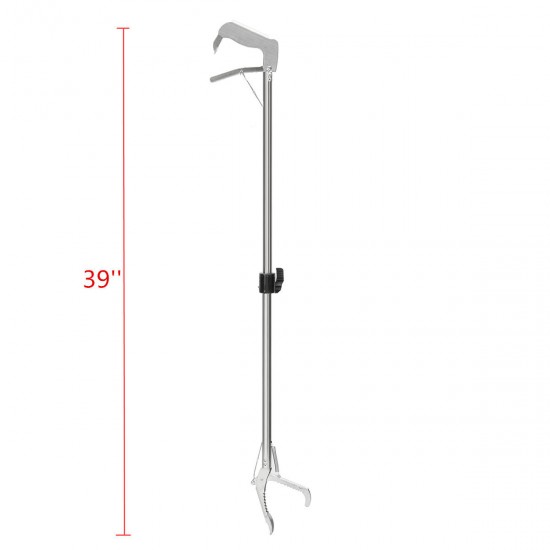 39 Inch Snake Tongs Automatic Lock Foldable Snake Catcher Pliers Reptile Grabber Handling Tool 39 Inch Snake Tongs Automatic Lock Foldable Snake Catcher Pliers Reptile Grabber Handling Tool