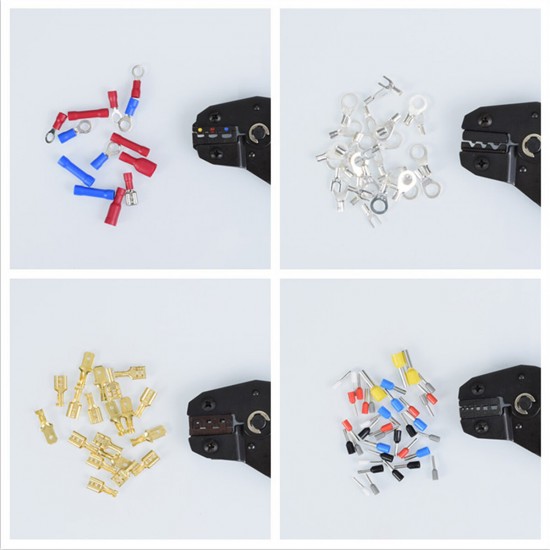 4 in 1 Wire Crimpers Self-adjustable Wire Striper Cord Pliers Terminal Tool Kit 4 in 1 Wire Crimpers Self-adjustable Wire Striper Cord Pliers Terminal Tool Kit