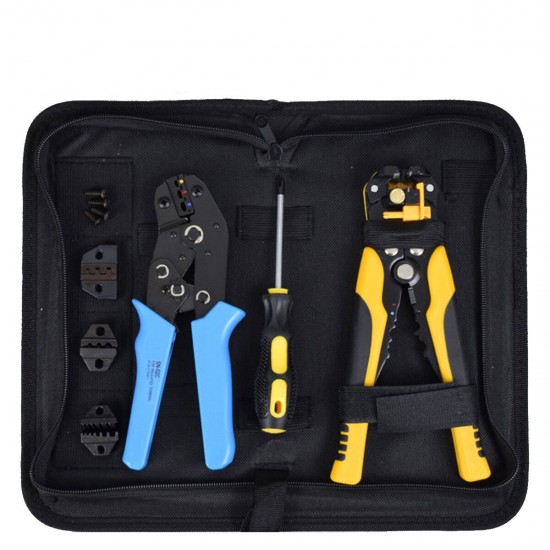 4 in 1 Wire Crimpers Self-adjustable Wire Striper Cord Pliers Terminal Tool Kit 4 in 1 Wire Crimpers Self-adjustable Wire Striper Cord Pliers Terminal Tool Kit