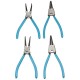 4Pcs 7inch Internal External Retaining Clips Snap Ring Portable Circlip Pliers 4Pcs 7inch Internal External Retaining Clips Snap Ring Portable Circlip Pliers