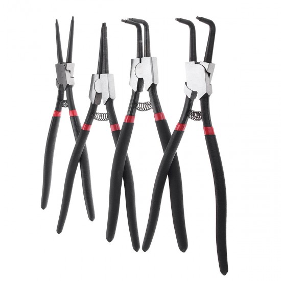 4Pcs Portable Circlip Snap Ring Plier Set Internal External Workshop Garage Tool 4Pcs Portable Circlip Snap Ring Plier Set Internal External Workshop Garage Tool