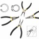 4Pcs Snap Ring Pliers Plier Set 7inch Circlip Combination Retaining Clip Tools 4Pcs Snap Ring Pliers Plier Set 7inch Circlip Combination Retaining Clip Tools