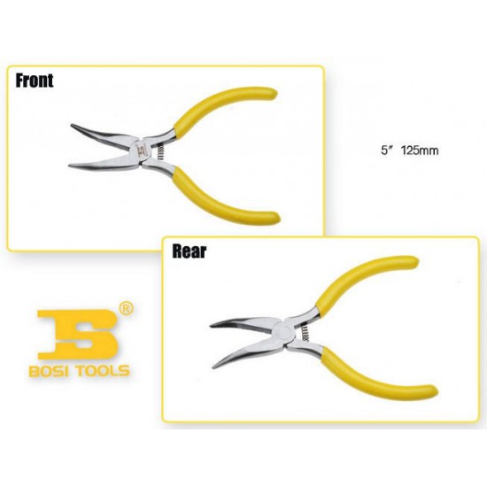 5 Inch High Carbon Steel Curved Mouth Mini Plier BS190586 5 Inch High Carbon Steel Curved Mouth Mini Plier BS190586