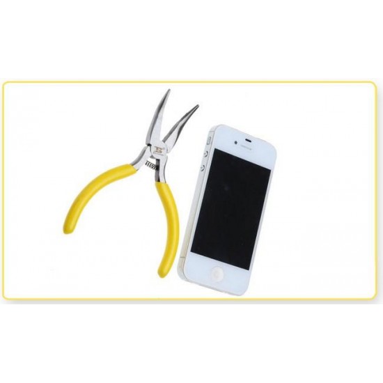 5 Inch High Carbon Steel Curved Mouth Mini Plier BS190586 5 Inch High Carbon Steel Curved Mouth Mini Plier BS190586