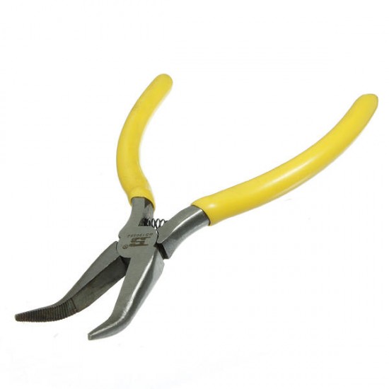 5 Inch High Carbon Steel Curved Mouth Mini Plier BS190586 5 Inch High Carbon Steel Curved Mouth Mini Plier BS190586