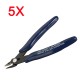 5PCS Electrical Cutting Plier Wire Cable Cutter Side Snips Flush Pliers Tool