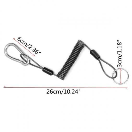 5Pcs 26cm Steel Plier Coil Lanyard Secure Grip Retracting Tool 5Pcs 26cm Steel Plier Coil Lanyard Secure Grip Retracting Tool