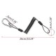 5Pcs 26cm Steel Plier Coil Lanyard Secure Grip Retracting Tool 5Pcs 26cm Steel Plier Coil Lanyard Secure Grip Retracting Tool