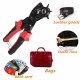 6 Sized Heavy Duty Leather Hole Punch Hand Pliers Belt Holes Punches Maker Tool