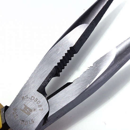 6/8 Inch High Carbon Steel Long Nose Plier BS193067/87 6/8 Inch High Carbon Steel Long Nose Plier BS193067/87
