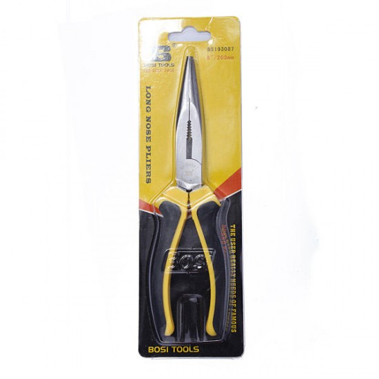 6/8 Inch High Carbon Steel Long Nose Plier BS193067/87 6/8 Inch High Carbon Steel Long Nose Plier BS193067/87