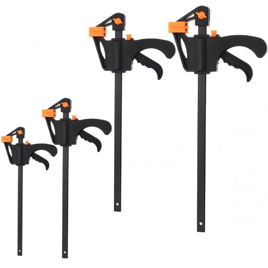 6/8/10/12 Inch Wood Working Bar F Clamp Grip Ratchet Release Squeeze Hand Tool 6/8/10/12 Inch Wood Working Bar F Clamp Grip Ratchet Release Squeeze Hand Tool