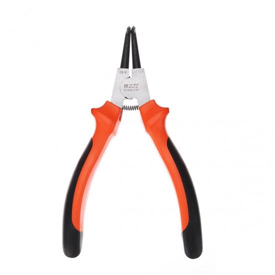 7 Inch 25mm CR-V Circlip Snap Ring Pliers Internal External Straight Bent Type Tool