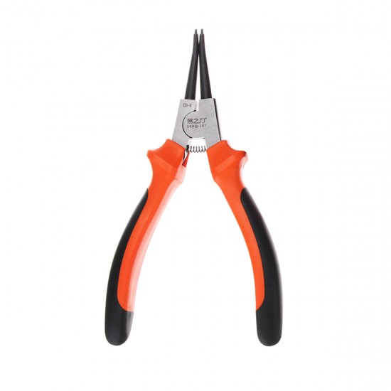 7 Inch 25mm CR-V Circlip Snap Ring Pliers Internal External Straight Bent Type Tool