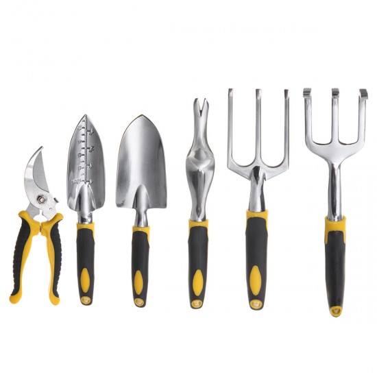 7Pcs Stainless Steel Tool Set Planting Tools Pliers with Folding Bag 7Pcs Stainless Steel Tool Set Planting Tools Pliers with Folding Bag