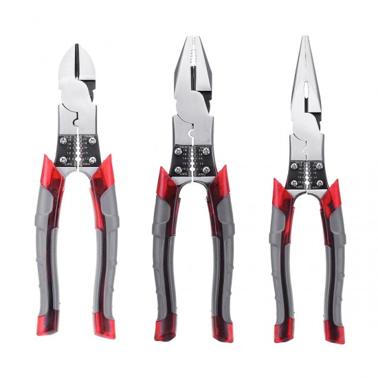 8 inch Multifunction Steel Pliers Nipper Pliers Diagonal Pliers Cutting Pliers Wire Cutters Hand Tool Repair Tool for Jewelry DIY Home Improvement 8 inch Multifunction Steel Pliers Nipper Pliers Diagonal Pliers Cutting Pliers Wire Cutters Hand Tool Repair Tool for Jewelry DIY Home Improvement