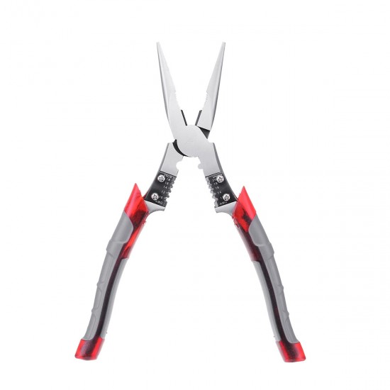 8 inch Multifunction Steel Pliers Nipper Pliers Diagonal Pliers Cutting Pliers Wire Cutters Hand Tool Repair Tool for Jewelry DIY Home Improvement