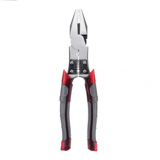 8 inch Multifunction Steel Pliers Nipper Pliers Diagonal Pliers Cutting Pliers Wire Cutters Hand Tool Repair Tool for Jewelry DIY Home Improvement