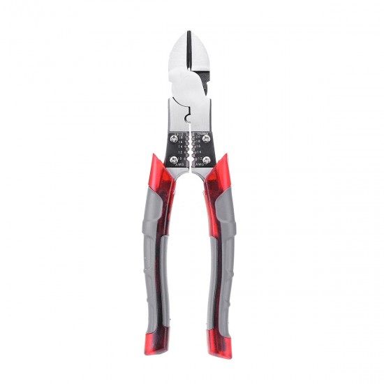 8 inch Multifunction Steel Pliers Nipper Pliers Diagonal Pliers Cutting Pliers Wire Cutters Hand Tool Repair Tool for Jewelry DIY Home Improvement 8 inch Multifunction Steel Pliers Nipper Pliers Diagonal Pliers Cutting Pliers Wire Cutters Hand Tool Repair Tool for Jewelry DIY Home Improvement