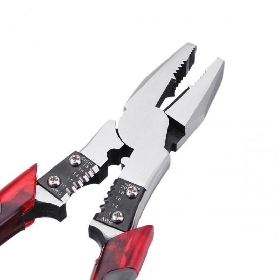 8 inch Multifunction Steel Pliers Nipper Pliers Diagonal Pliers Cutting Pliers Wire Cutters Hand Tool Repair Tool for Jewelry DIY Home Improvement 8 inch Multifunction Steel Pliers Nipper Pliers Diagonal Pliers Cutting Pliers Wire Cutters Hand Tool Repair Tool for Jewelry DIY Home Improvement