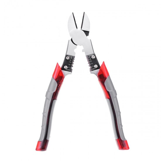 8 inch Multifunction Steel Pliers Nipper Pliers Diagonal Pliers Cutting Pliers Wire Cutters Hand Tool Repair Tool for Jewelry DIY Home Improvement