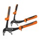 8''/10'' Chrome Heavy Duty Anti-Slip Alligator Water Pump Grips Pliers Tool 8''/10'' Chrome Heavy Duty Anti-Slip Alligator Water Pump Grips Pliers Tool