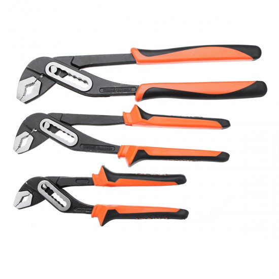 8/10/12inch Alligator Pliers 7 Files Multifunction Non-slip Grips Water Pump Repair Tool