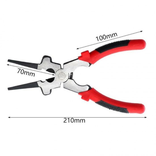 8inch Multi-function Welding Jaw Pliers Refined High Carbon Steel High Hardness MIG Welding Auxiliary Tool for Welders