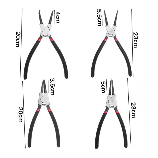 9 Inch Steel Circlip Snap Ring Pliers Internal External Straight Retaining Clip Tool 9 Inch Steel Circlip Snap Ring Pliers Internal External Straight Retaining Clip Tool